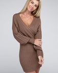 Cable Knit Sweater Dress