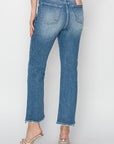 RISEN High Rise Slim Straight Jeans