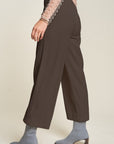 Davi & Dani Wide Leg Mid-Rise Pants