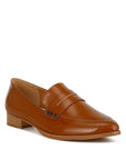 Noshiya Patent Pleather Penny Loafers