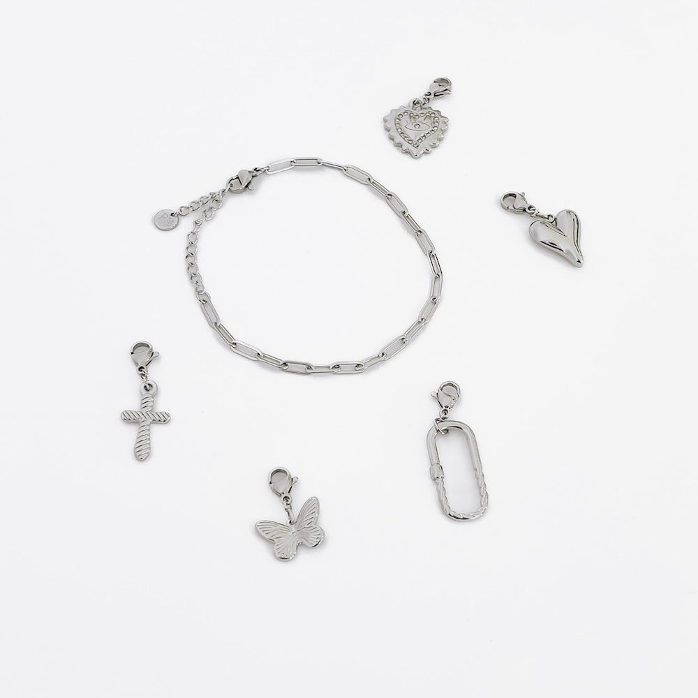 Chanelle Charm Bar Bracelets - WATERPROOF