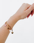 Chanelle Charm Bar Bracelets - WATERPROOF