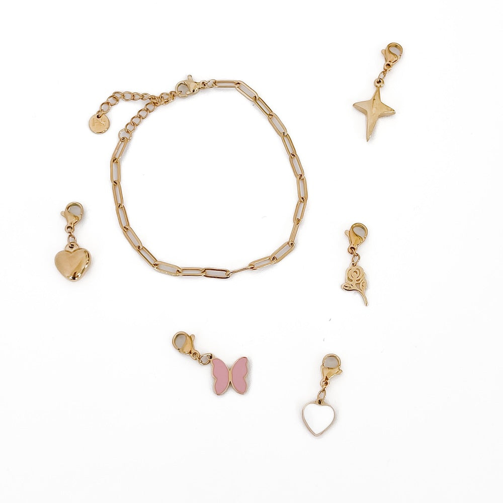 Chanelle Charm Bar Bracelets - WATERPROOF