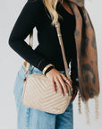 Coco Quilted Camera Crossbody Bag