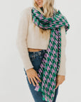 Cold Morning Houndstooth Scarf