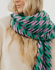 Cold Morning Houndstooth Scarf