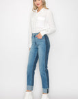 Artemis Vintage |Alexandra Plus High Rise Straight Jeans