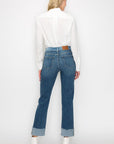 Artemis Vintage |Alexandra Plus High Rise Straight Jeans