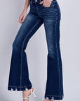 Artemis Vintage | Mia Mid-rise Super Flare Jeans - My Pampered Life Seattle
