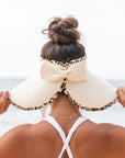 Leopard Trim Foldable Bow Visors