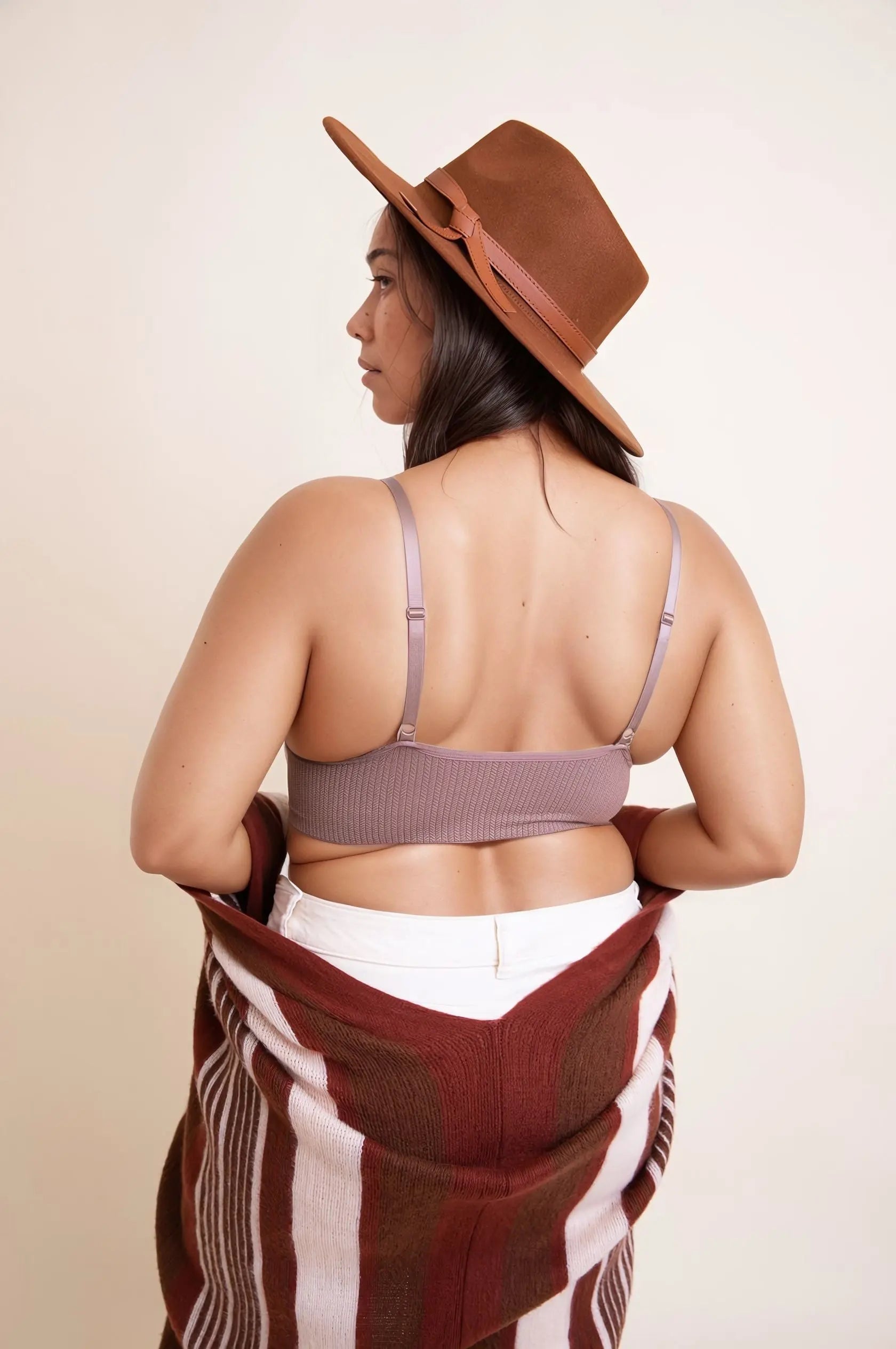 Plus Size Lace Trim Brami