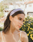 Gingham Knot Headband – Woven Country Chic Hair Accessory