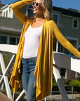 e Luna PLUS Solid Jersey Cascade Cardigan