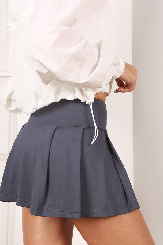 Lilou Light Fabric Tennis Skirt - Online Only