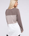 Colorblock Round Neck Tee