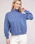 HYFVE Half Zip Long Sleeve Sweatshirt