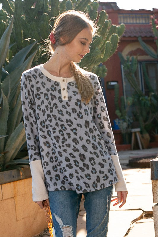 e Luna PLUS Cozy Animal Mix Top