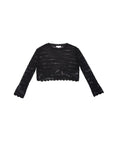 Lilou Mesh Knit Crop Top