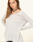 HYFVE Effortless Endeavor Oversized Long Sleeve Top