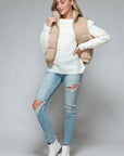 Snobbish Fine Fur Lining Quilted Vest