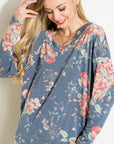 Floral Loose Fit Boxy Top