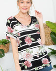 Allover Floral Casual Top