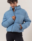 HYFVE Quilted Back Drawstring Puffer Jacket