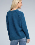 Zenana Raglan Chenille Sweater