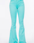 GJG Denim Turquoise Bell Bottom- Inseam 30"