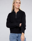 Easy-Wear Half-Zip Pullover