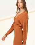 HYFVE Chic Cable Knit Mini Dress - Online Only