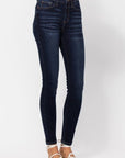 Judy Blue Full Size High Waist Handsand Skinny Jeans