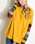 e Luna PLUS Cozy Colorblock Top