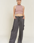 Jade by Jane Satin Cargo Pants