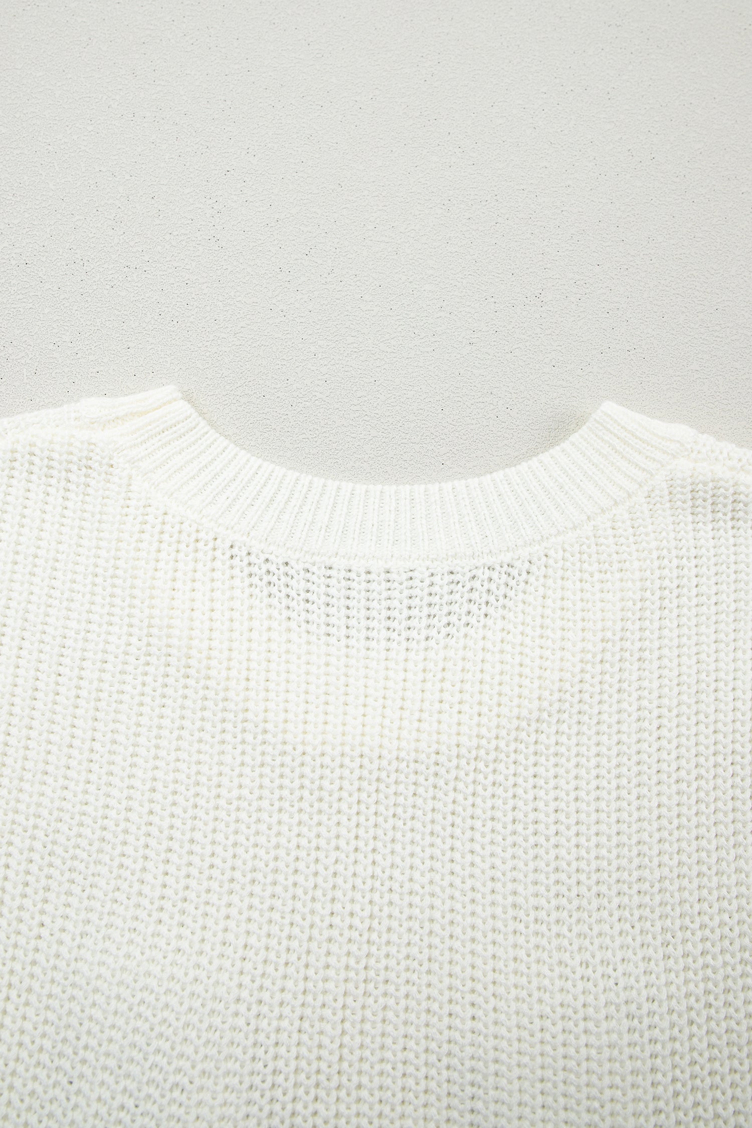 Western Horseshoe Crochet Short Sleeve Sweater