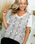 e Luna PLUS Animal Solid Mix Top