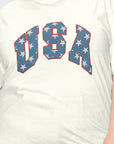 Simply Love Full Size USA Letter Graphic Short Sleeve T-Shirt