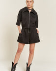 PLUS Jade by Jane Terry Zip Front Romper