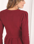 Lilou Peplum Sweater Top