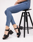 BOOMER-S Platform Heel Sandals