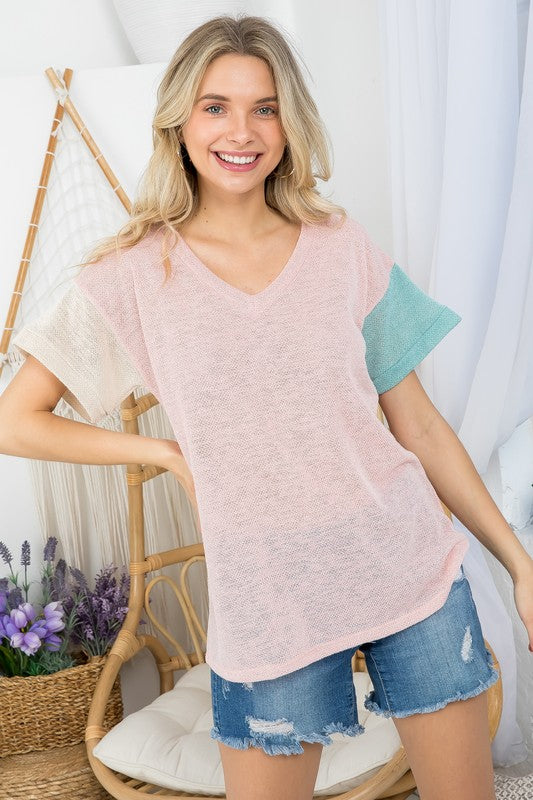 e Luna Plus Low Gauge Color block Top