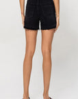 VERVET by Flying Monkey High Rise Crisscross Stretch Shorts