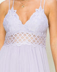 HYFVE In Love Bustier Lace Maxi Dress - Online Only