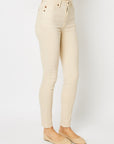 Judy Blue Full Size Garment Dyed Tummy Control Skinny Jeans