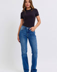 Judy Blue Full Size Run Mid-Rise Bootcut Jeans with Thermal Lining