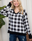 Cozy Buffalo Check Top - Online Only