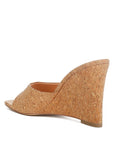 Shiloy Cork Wedge Sandals