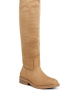 Chiru Round Toe Microfiber Calf Boots