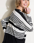 e Luna Engineering Striped Boxy Top