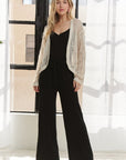 ADORA Tied Wide Leg Knit Pants